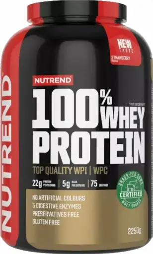 NUTREND 100% WHEY PROTEIN 2250 g (STRAWBERRY)