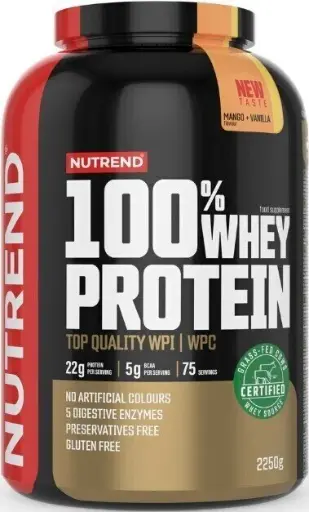 NUTREND 100% WHEY PROTEIN 2250 g (MANGO+VANILLA)