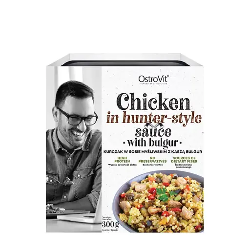 Ostrovit Chicken Dish 300 g (Hunter Style Sauce With Bulgur)