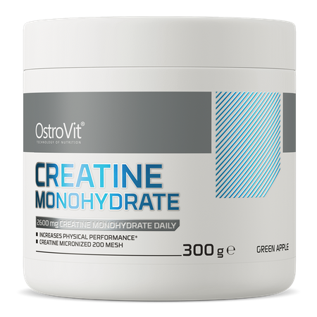 OstroVit Creatine Monohydrate 300 g (green apple)