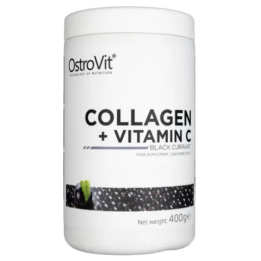 OstroVit Collagen + Vitamin C 400 g (BLACK CURRANT)