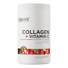OstroVit Collagen + Vitamin C 400 g (RASPBERRY)