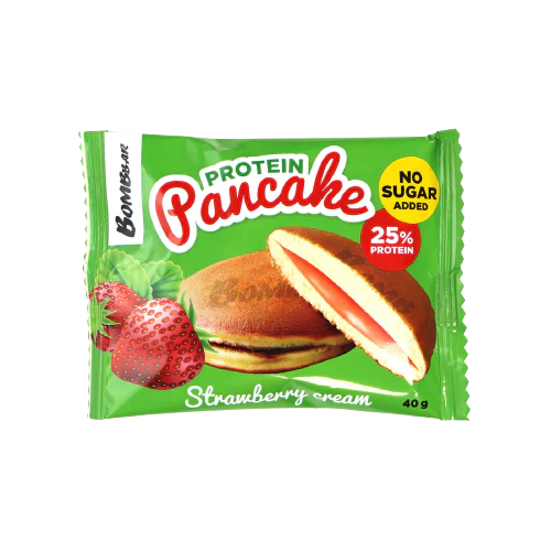 Bombbar Pancake with filling 40g Strawberry cream