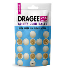 Chikalab dragee 120g White chocolate corn balls