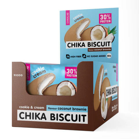 Chika Cookie with filling 50g Coconut Brownie