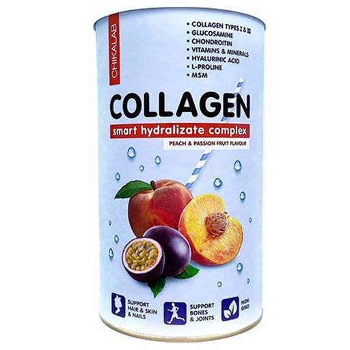 Chikalab Collagen powder 400g Peach & passion fruit