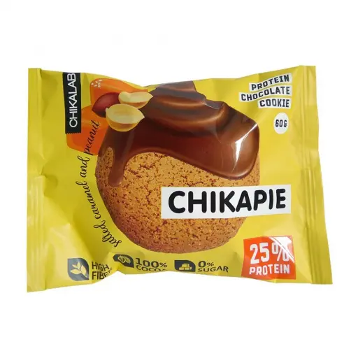 Chika Cookie with filling 60g Salted caramel & peanut