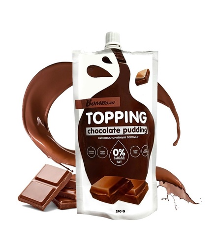 Bombbar topping chocolate pudding