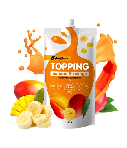 Bombbar topping banana & mango