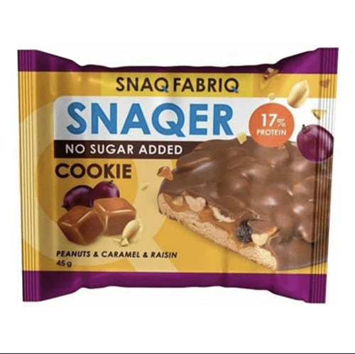 Snaq fabriq Cookie peanuts & caramel & raisin