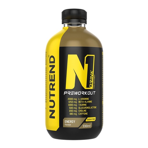 Nutrend n1 pre workout 330ml energy