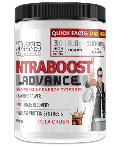 Max's intraboost advance 450g cola crush