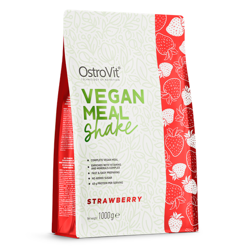 Ostrovit vegan meal shake strawberry 1000g