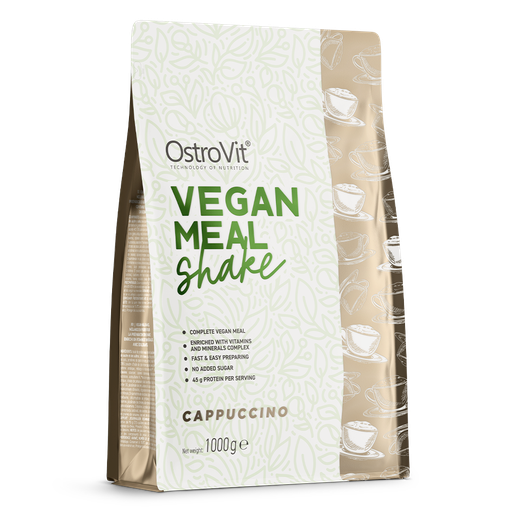 Ostrovit vegan meal shake cappuccino 1000g