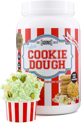 Adonis cookie dough 1kg white Choc pistachio