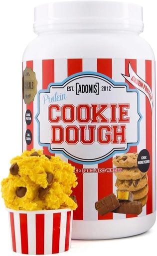 Adonis cookie dough 1kg Choc honeycomp