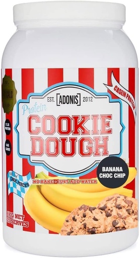 Adonis cookie dough 1kg Banana choc chip