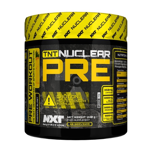 NXT TNT Nuclear PRE Pineapple Crush 240g