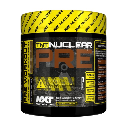 NXT TNT Nuclear PRE Fizzy Cola Bottles 240g