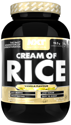 NXT Nutrition Cream of Rice Vanilla 2kg
